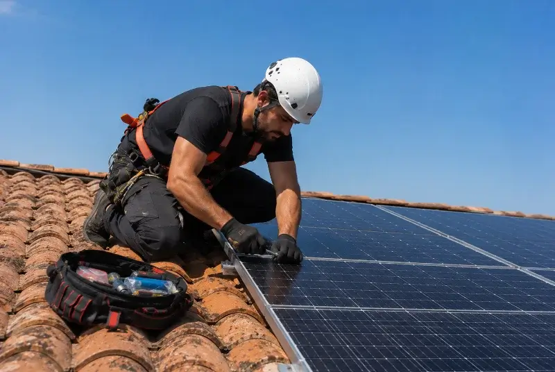 Maintenance et monitoring de panneaux solaires à Roost-Warendin