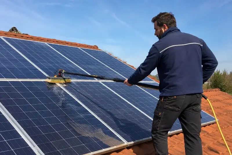 Nettoyage et entretien de panneaux solaires à Roost-Warendin
